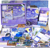 Scrapbooking Kit Oil Painting Series The Starry Night 116 PCS - Funto